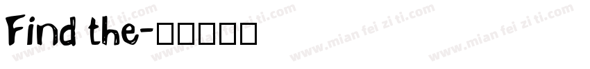 Find the字体转换